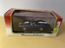 kyosho museum collections 1/43 Shelby Series 1 blue / white stripes 0313BW mint 