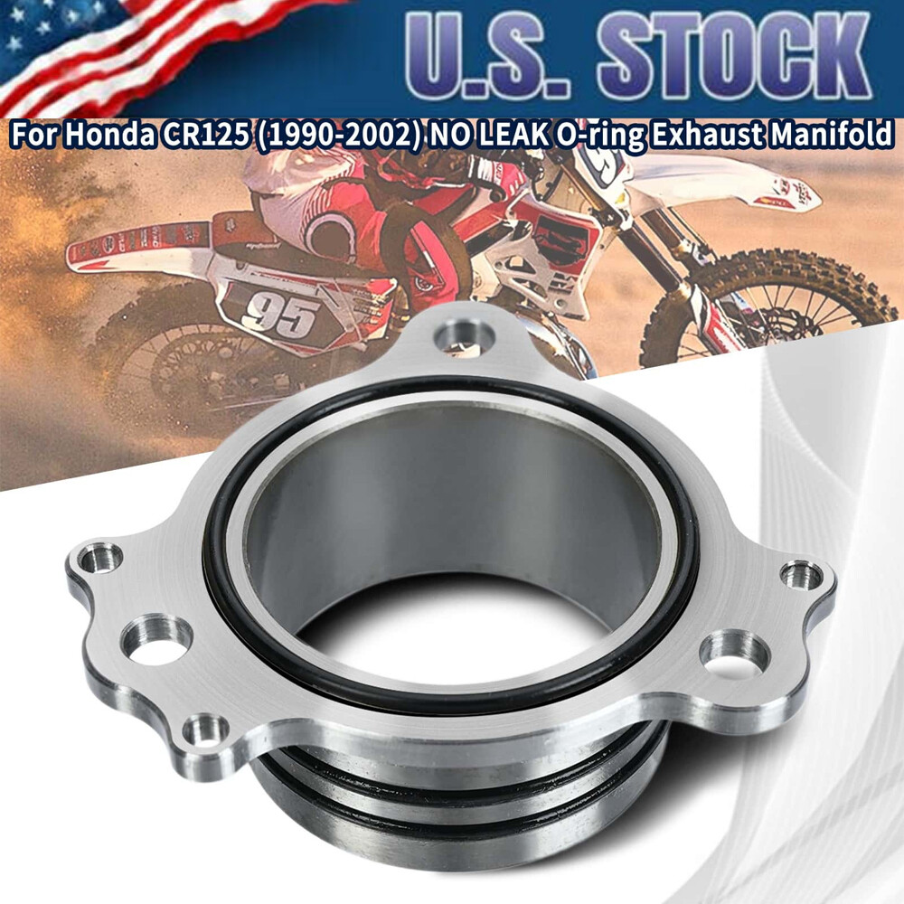 For Honda CR125 19902002 NO LEAK Orings Exhaust Joint Flange Manifold