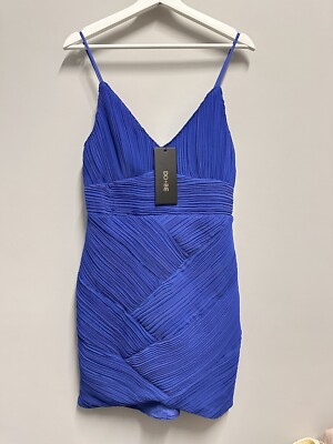 NWT Do + Be Collection Women Dress Size M Party Cocktail Club Vacation Blue
