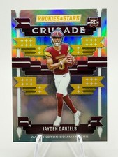2024 Panini Rookies & Stars Crusade #C-JDS - JAYDEN DANIELS Silver Prizm RC