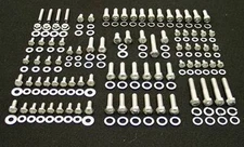 SBC CHEVY ENGINE BOLTS KIT STAINLESS SMALL BLOCK 265 283 305 327 350 400 HEX SET