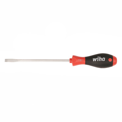 Wiha 30220 Slotted Screwdriver with SoftFinish Handle, 5.5 x 125mm