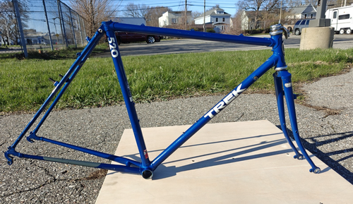 1989 Trek 520 Touring Bike / Bicycle Frame Set 21" / 53 cm Lugged TruTemper