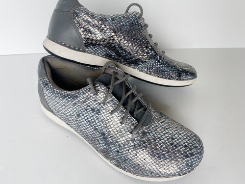 Alegria Essence Posh Pewter Gr. 39 Silber Glitzer Python Print Leder ESS-759 - Bild 2 von 8