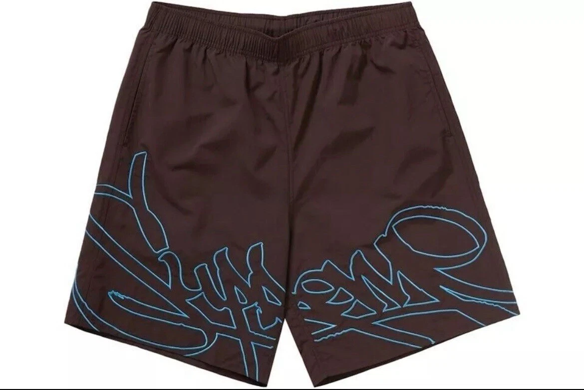 Short eau Supreme Tag marron taille moyenne neuf SS24 NEUF AVEC ÉTIQUETTES