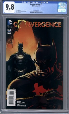 Convergence #2  Batman  DC Comics  1st Print    CGC 9.8