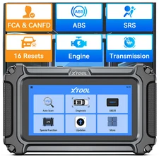 XTOOL D5S Automotive OBD2 Scanner Engine ABS SRS Transmission Diagnostic Tool