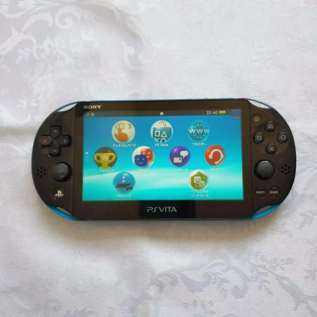 PlayStation Vita Wi Fi Model PCH Black Blue slim Japan   eBay