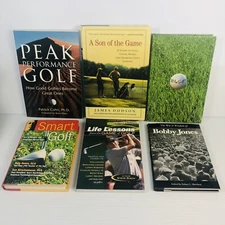 6 Lot Golf Son Of Game Peak Performance Bobby Jones Life Lessons 4 are 1ST ED