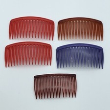 Vintage Goody hair comb combs lot of 5 USA Made plastic