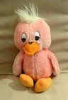 JOY TIME AUSTRALIA VINTAGE 34cm PINK DUCK PLUSH TOY - GEORGE TAUBER IMPORTS