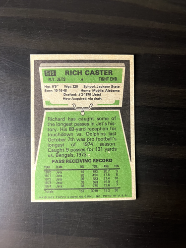 1975 Topps Football #265-528. NM or Better. You-Pick. Complete-Your-Set. - Picture 139 of 147