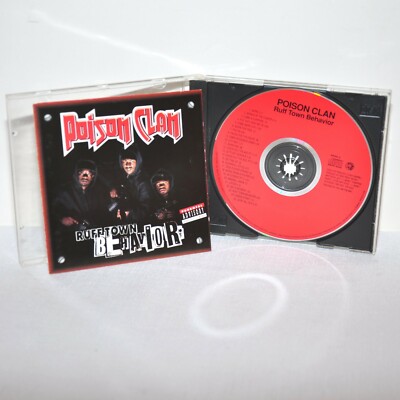 Poison Clan Ruff Town Behavior CD Parental Advisory Rap 1993