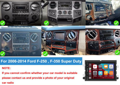 For 2006-2014 Ford F-250 F-350 Super Duty 7" Android 13 Carplay Radio GPS WIFI - Bild 5 von 21
