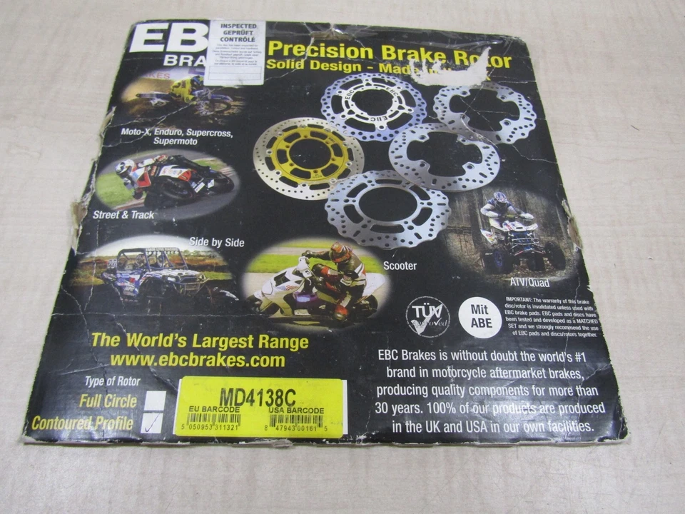 ROTOR FRENO CONTORNO EBC MD4138C KAWASAKI NINJA ZX-6RR ZX-10R Z 750S EX650 ER-6N Foto 4 de 4