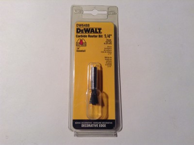 Dewalt DW6488 Carbide 14 Dovetail Router Bit 1 4 Shank Dewalt DW6488 Carbide 14 Dovetail Router Bit 1 4 Shank
