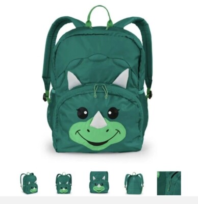 Firefly Outdoor Gear Chip The Dinosaur Kids Backpack Bag Green 14''x11''x4.5'' New