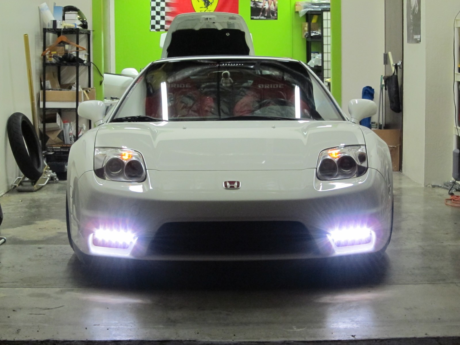 Acura NSX LED DRL LEVEL 2 Integrated Bumper Lenses for Super Bright Modern