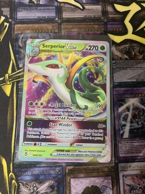 SERPERIOR VSTAR 210/195 Silver Tempest Ultra Rare Pokemon Trading Card