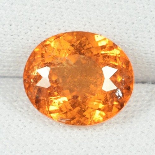 3.65 ct DAZZLING FANTA ORANGE NATURAL SPESSARTITE GARNET GEMS OVAL See Vdo 6S