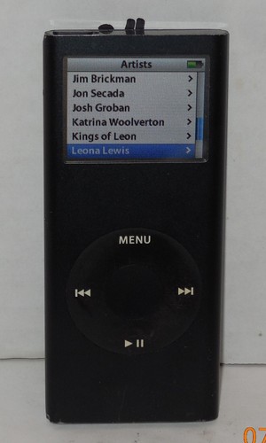 Apple iPod Nano 2nd Generation 8GB A1199 Black 57 Songs Tested Works - Picture 4 of 5