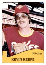 1979 Albuquerque Dukes TCMA 8 Kevin Keefe Bellows Falls Vermont VT Baseball Card