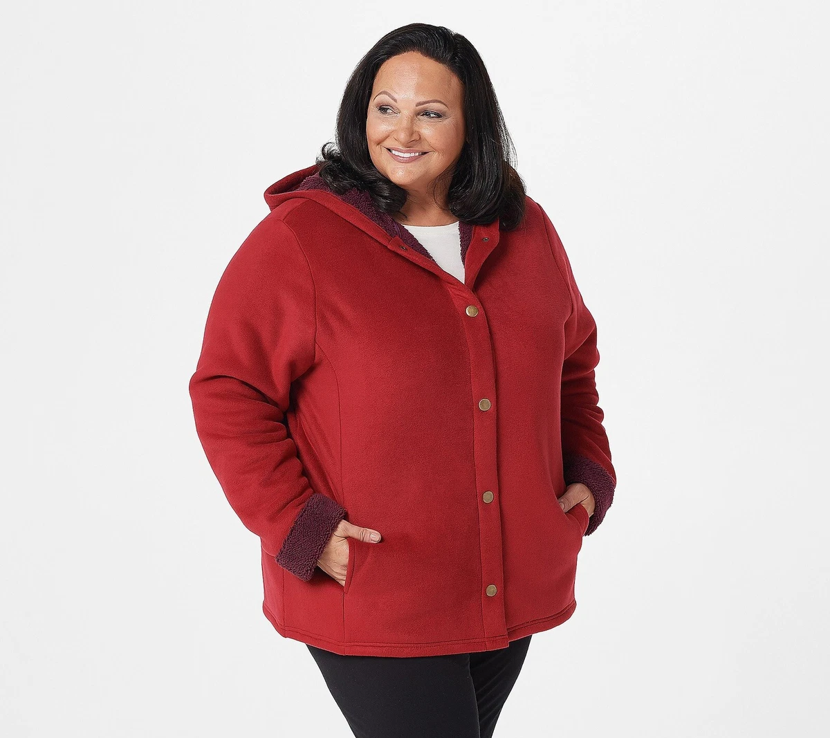 Cuddl duds fleece jacket clearance