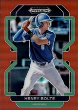2022 Panini Henry Bolte Highschool Red Prizm #PDP56