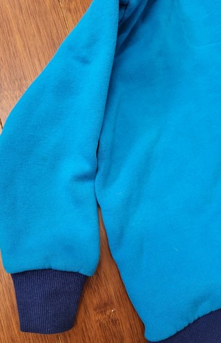 Original Hoodsbee Blue Shark Friend Hoodie Größe 3T durchgehender Reißverschluss lustiges Gesichtsmonster - Bild 10 von 12