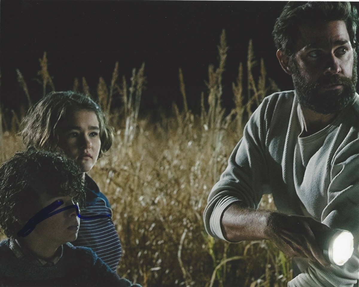 ACTOR NOAH JUPE SIGNED 'A QUIET PLACE' MOVIE 8x10 PHOTO w/COA