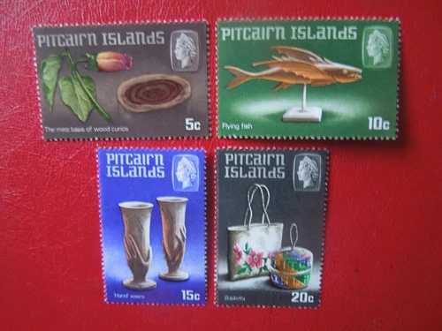 G5581   PITCAIRN ISLANDS  1968  LOCAL  ART  Mi  91-94  MNH