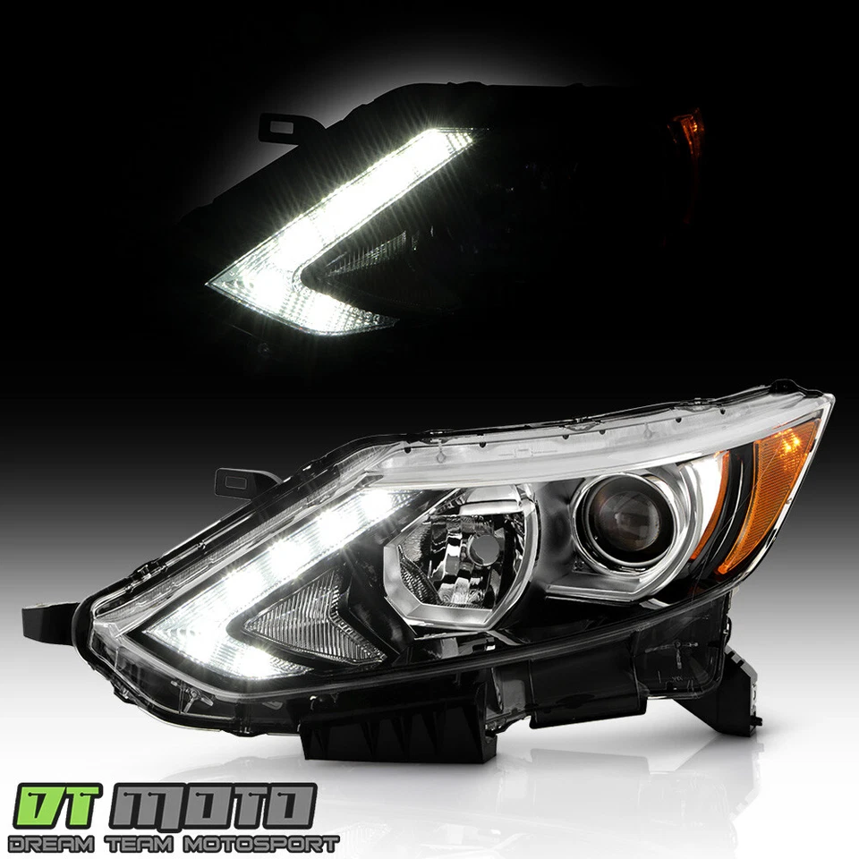 For 2017-2019 Nissan Rogue Sport Halogen LED DRL Projector Headlight - Driver - Image 2 of 4