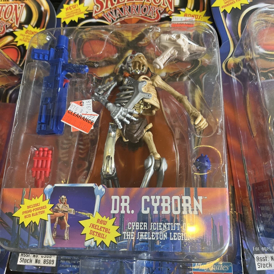 Совершенно новый 94 скелет воинов Dr. Cyborn, кинжал лот 3-6» игрушка комплект - Изображение 3 из 4