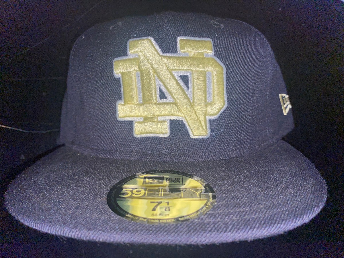 Notre Dame FightIng Irish New Era Fitted Hat Sizes 1/8