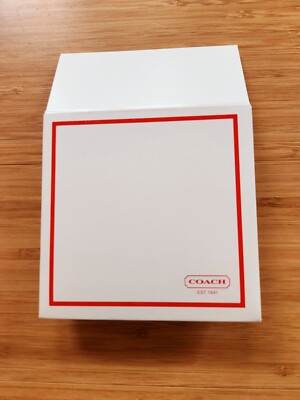 Coach Gift Boxes Pouches Coach Wallet Boxes White And Red NEW | eBay