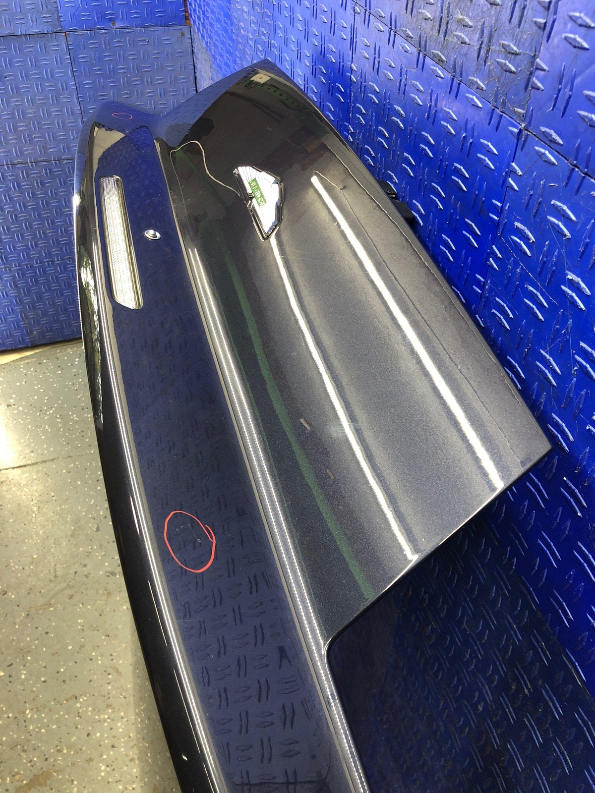 2006-2018 ASTON MARTIN VANTAGE V8 REAR TRUNK DECK HATCH LID BLUE SAPPHIRE OEM