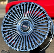 20” inch Chrome Flow Forged Wheels Cadillac CT6 5X120 Floating Caps New Rims