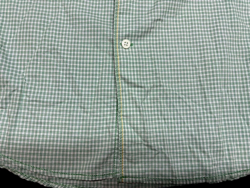 Martin Gordon Mens Button Front Long Sleeve Cotton Plaid Shirt Medium M - Image 3 of 4