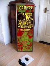 THE CRAMPS HUMAN FLY LYRIC SHEET POSTER, GOO GOO MUCK, GARBAGEMAN