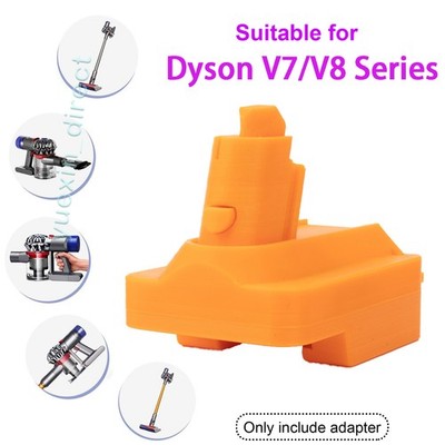 Adapter for Worx 20V 4-PIN Li-ion Battery Convert to for for Dyson V7/V8 Tools
