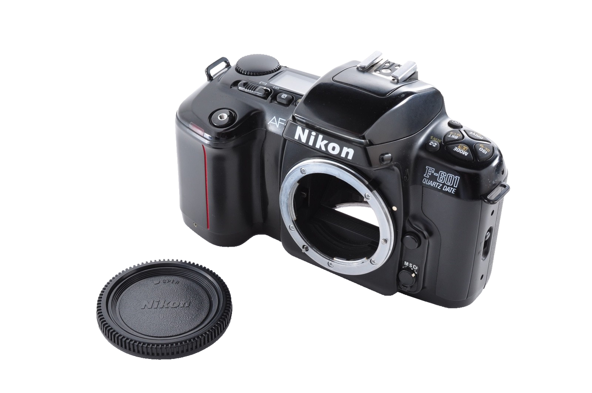 🎦 Nikon F-601 Quartz Date 35mm Film SLR Camera Body From Japan