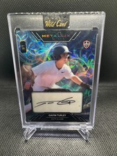 Gavin Turley 1/1 Auto 2024 Wild Card Metallix Oakland Athletics Draft Pick