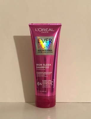 L'Oreal Ever Pure Sulfate-Free Iron Sleek Shampoo 6.8 OZ (200 ml)
