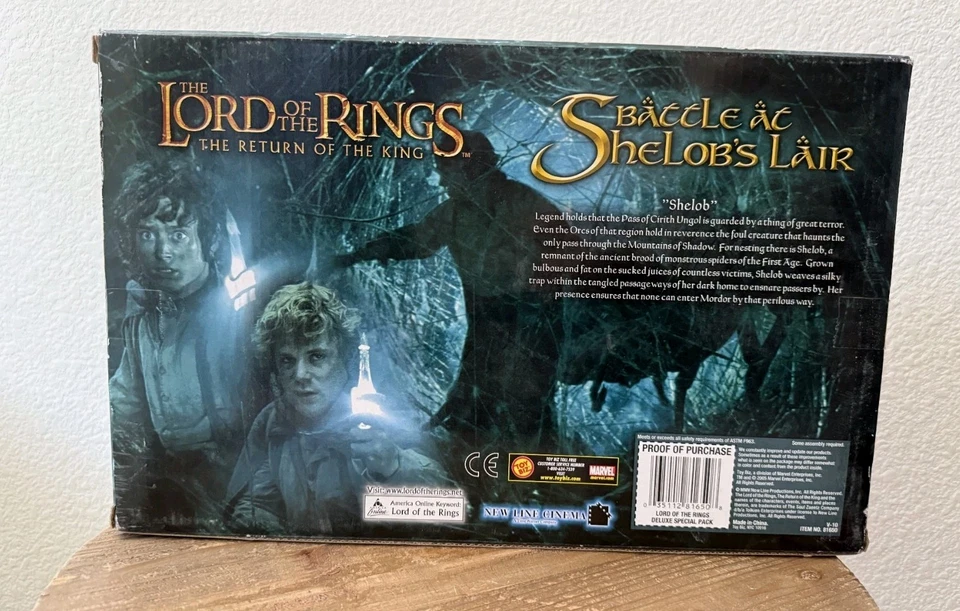 NUEVO 2005 TOYBIZ SEÑOR DE LOS ANILLOS EL REGRESO DEL REY BATALLA EN SHELOBS LAIR Foto 2 de 3