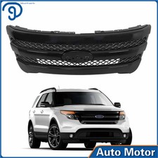 Front Radiator Grille Gloss Black For Ford Explorer Sport 2011-2015 Db5z-8200-ba