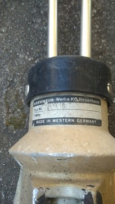 Kathrein Ground Plane Antenne 4 meter Band, Erdungsradial nicht vorhanden!!!