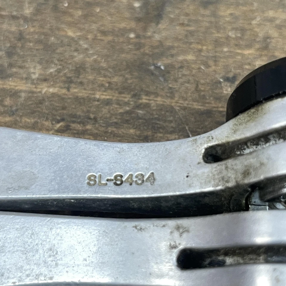 Vintage Shimano SL-S434 Light Action SIS Downtube Shifters 6 Speed Braze-On Pair - Image 4 of 4