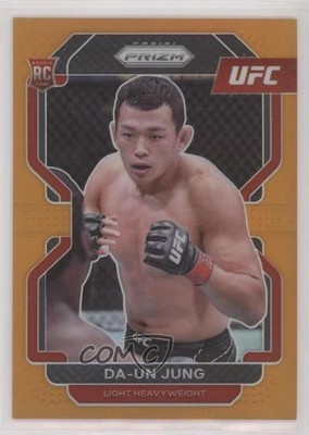2022 Panini Prizm UFC Orange Prizm 14/99 Da-un Jung #151 Rookie RC pe8