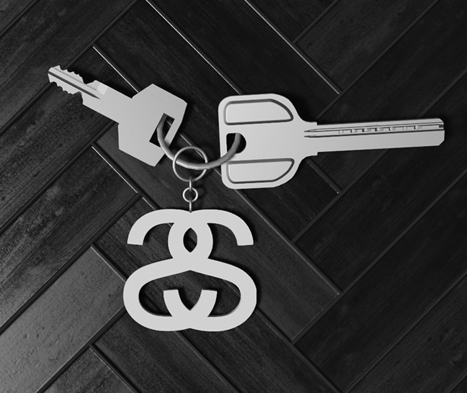 Stussy Logo 2 Keychain