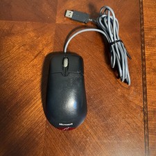 Microsoft Wheel Mouse Optical 1.1A USB PS/2 Compatible X802382 TESTED WORKS